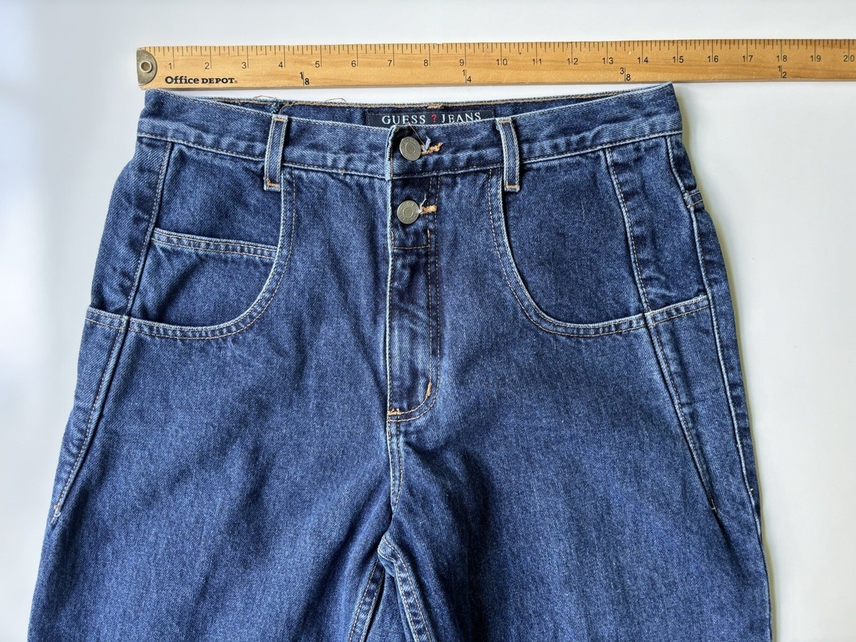 Vintage 90's Guess Pascal 075 Jeans 29 x 30 Loose Fit Tapered Leg