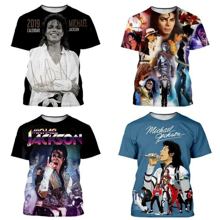 Michael Jackson 3D Printed T-shirt