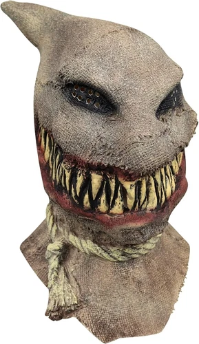 Scary Scarecrow Mask Halloween Clown Burlap Sack Headgear Creepy Horror Joker