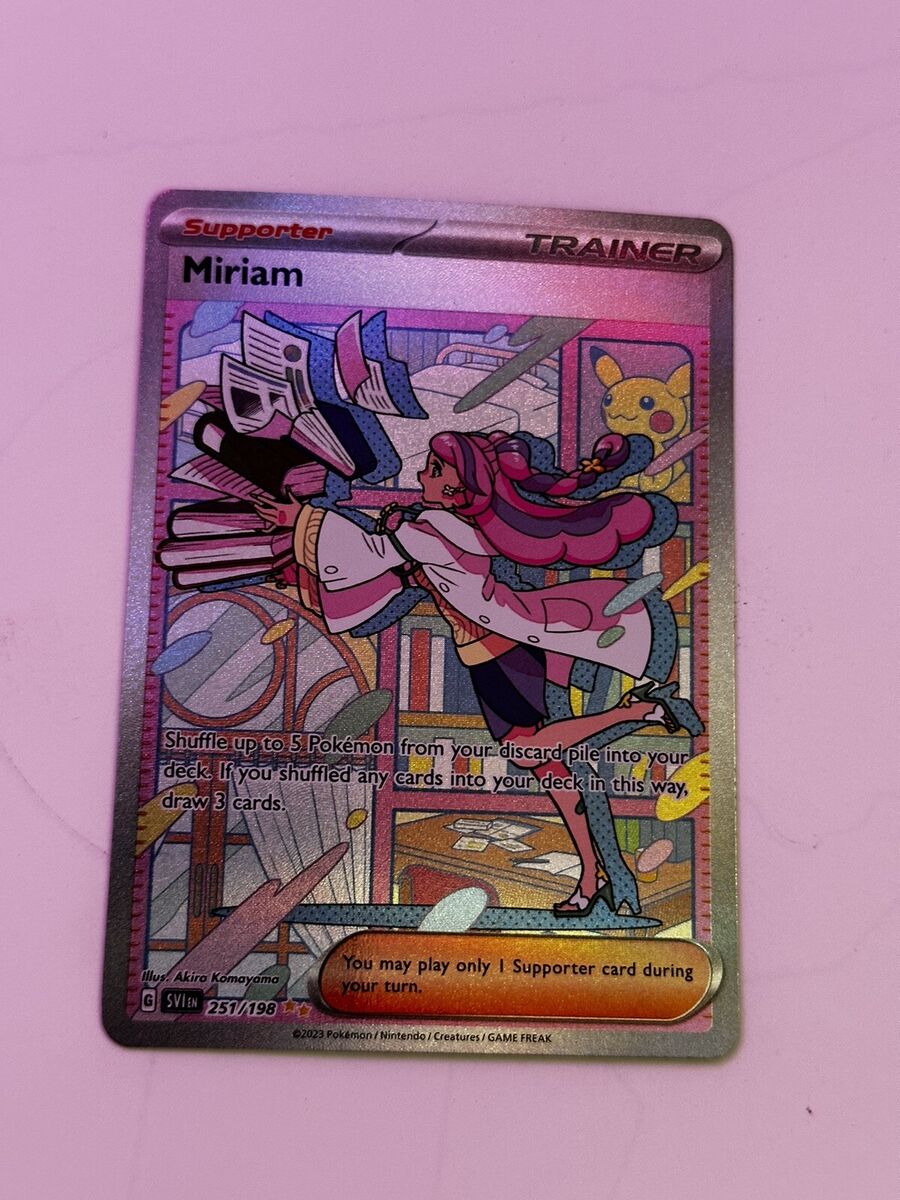 Miriam Alt Art 251/198 (English) Pokemon Scarlet and Violet Miriam Alt Art 251/198 (English) Pokemon Scarlet and Violet