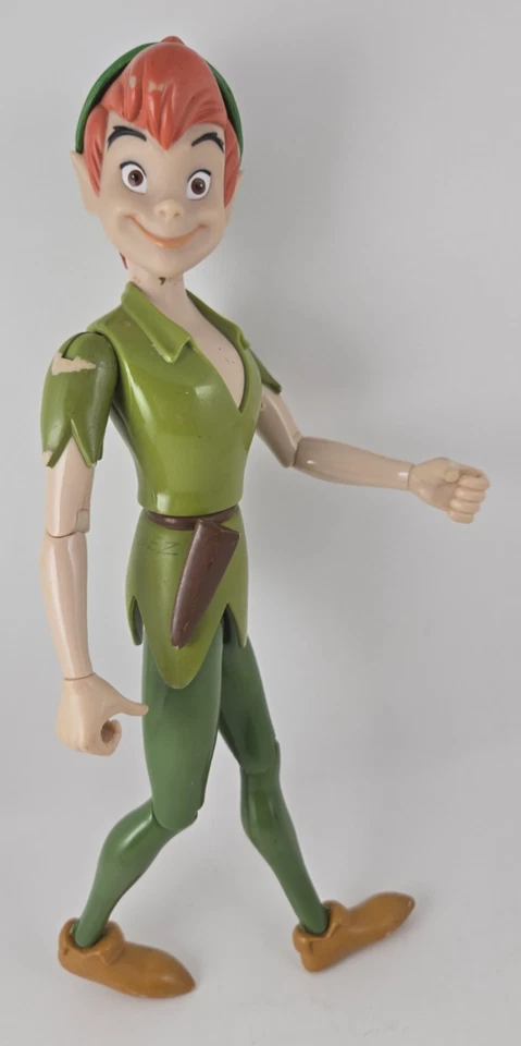 Figura de acción Peter Pan 1999 Disney Store Adventurer totalmente posable 12" Foto 2 de 4