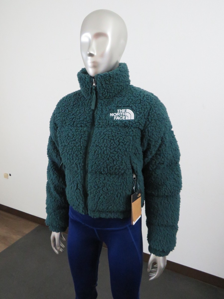 Womens The North Face High Pile Sherpa Nuptse Short Crop 700 Womens The North Face High Pile Sherpa Nuptse Short Crop 700