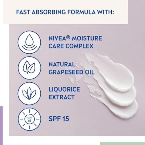 NIVEA Sensitive Day Cream (50 ml), Face Cream and Moisturiser with SPF 15..... - Picture 4 of 8