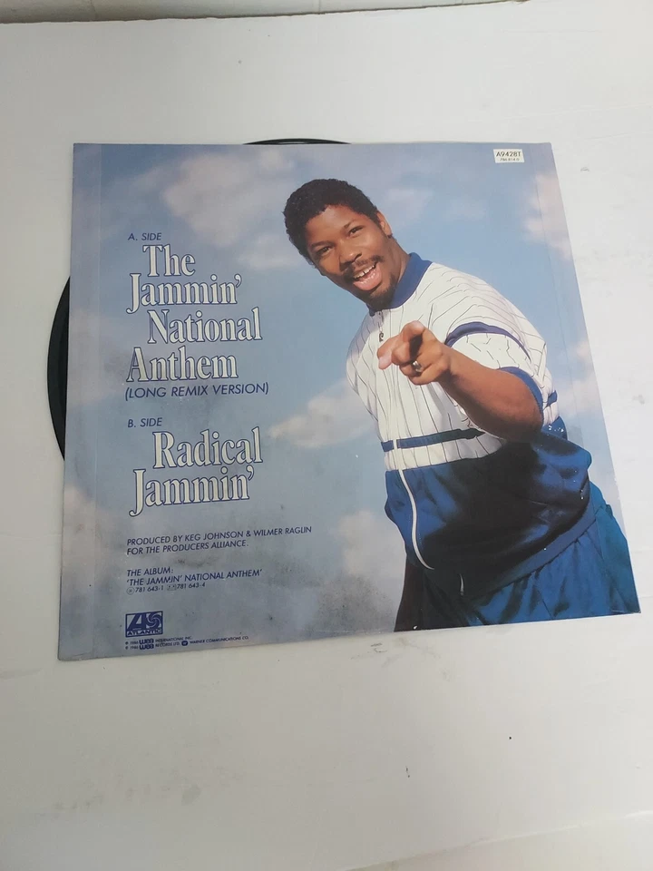 Vinyl Record 12 Inch Single Steve Arrington The Jammin National Anthem VG — 第 2/4 张图片