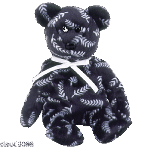 TY BEANIE BABIES /"COUNT/" THE BEAR NEW /& MWMT