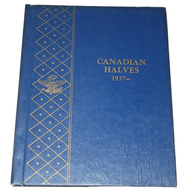 Whitman Canadian Halves Album 1937-1960 Book 9509 2-Pg NOS NEW old stock scarce