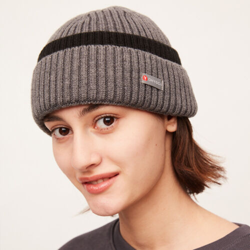 4 Pcs Ohsunny Women's Beanie Cap Winter Warm Soft Knitted Thick Wool Hat - Gray - Picture 11 of 13