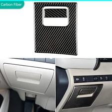 Real Carbon Fiber Driver Dash Storage Box Panel Cover For Toyota Camry 2018-2024