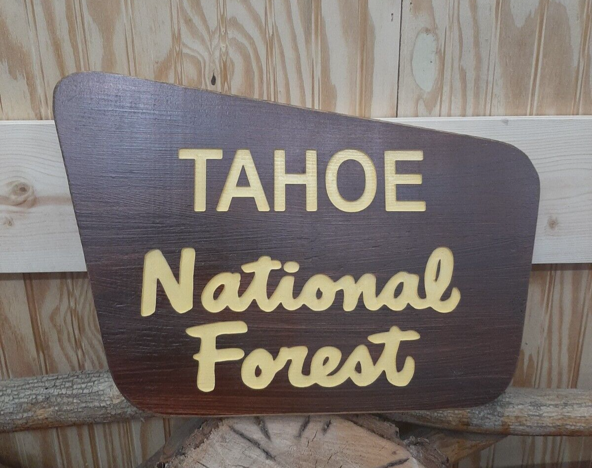 USA森林局看板 USA森林局看板 Vintage US Forest Service Sign Double Sided
