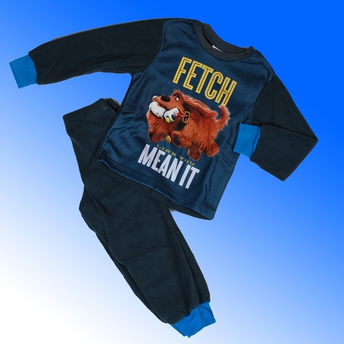 Fleece Pyjamas Warm Cosy Thermal Genuine Licenced PJs 2 3 4 5 6 7 8 9 14 Years - Picture 24 of 29