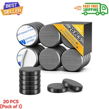 20Pack Magnets for Crafts with Adhesive Backing,Round Disc Magnets Strong Stick.