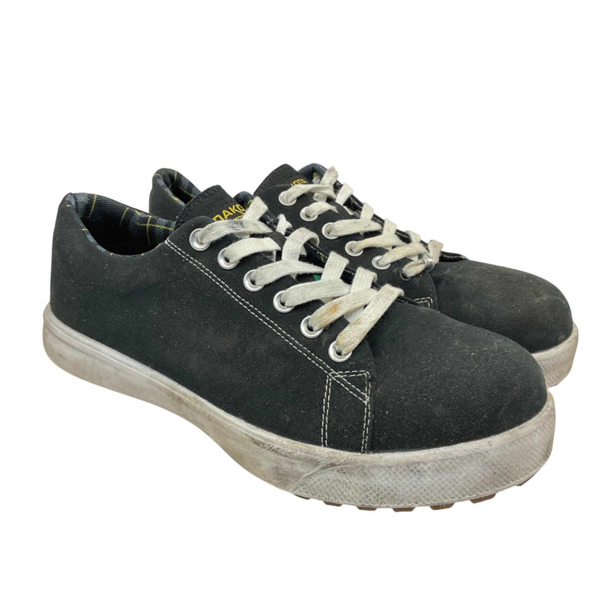 ハッピー Dakota Men's Low-Cut Steel Toe SP Canvas Casual Shoes 3830 Black