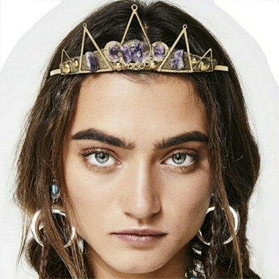 Loschy Design Guinevere Amethyst Tiara Loschy Design Guinevere Amethyst Tiara Handmade | eBay main image 2