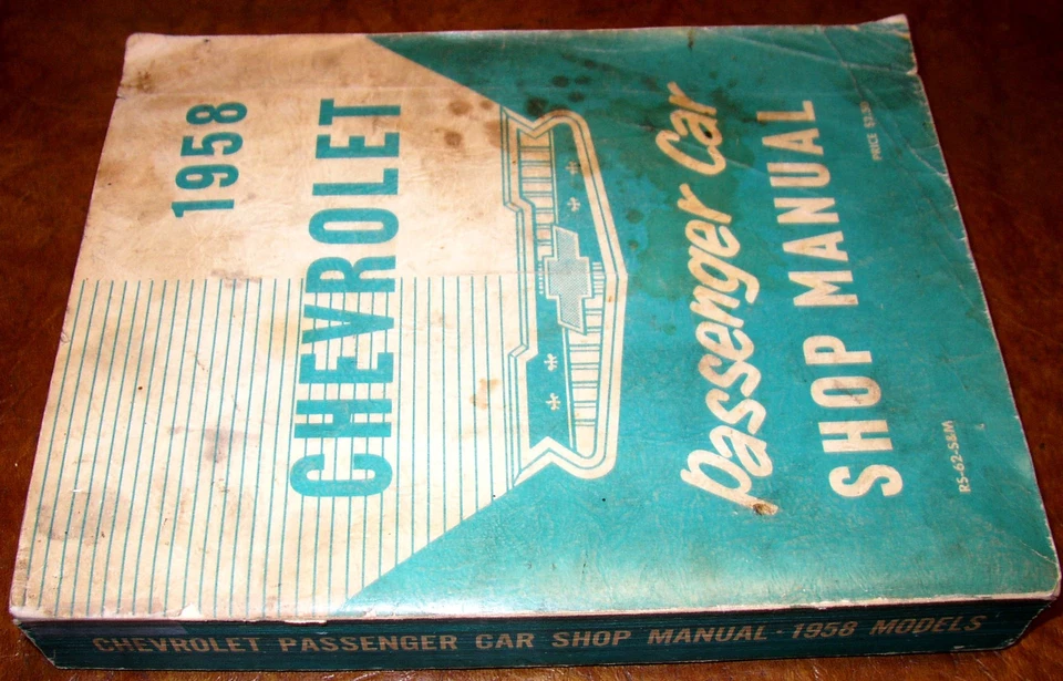 58 Chevrolet 1958 manuales y piezas Bel Air Nomad Biscayne Delray Yeoman Brookwood Foto 3 de 4