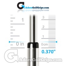 Iron Ferrules 0.370" (6.35mm Length) - Black (12 Pack)