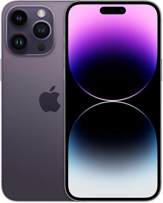 Apple iPhone 14 Pro Max 128GB lila Smartphone 5G iOS 6,7'' - SEHR GUT REFURBISHED