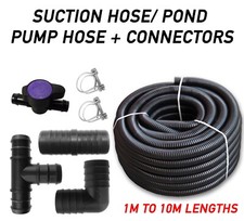 Smooth Bore Dust Suction Hose Corrugated Extraction Pipe, Connectors & Clips