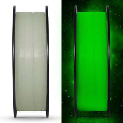 Geeetech 3D Drucker Filament Leuchtend PLA Grün 1.75mm 1kg/rolle Glow In Dark DE