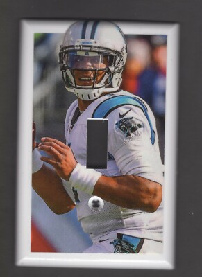 CAM NEWTON LIGHT SWITCH PLATE CAROLINA PANTHERS
