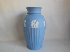 Large Wedgwood Blue Jasperware Vase