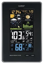 La Crosse Technology 308-1425B-INT Vertical Wireless Color Weather Station wi...