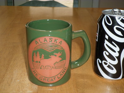 ALASKA -- THE GREAT LAND, 3-D IMAGE, Ceramic Coffee Mug / Cup, VINTAGE |  eBay