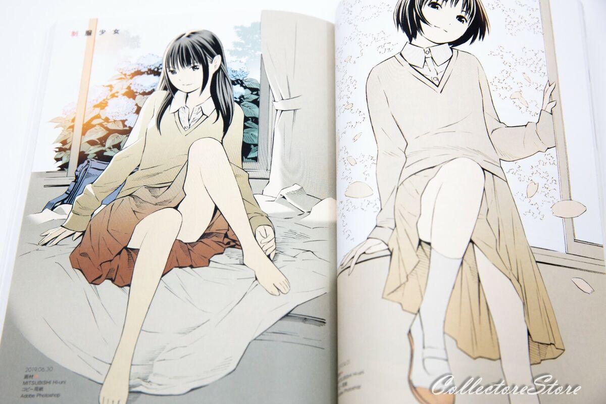 Akihito Yoshitomi Character Sketches 10 Years Art Works Book Ray Blue Drop  Express Shipping -  Israel