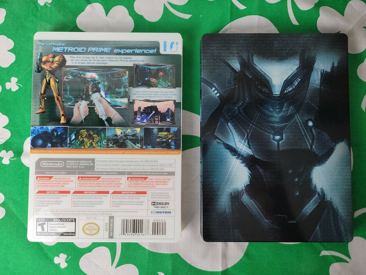 Metroid Prime Trilogy Collector's Edition Complete With Promo