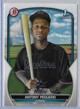 2023 Bowman - Prospects 1st Antony Peguero #BP-62 (RC) Miami Marlins