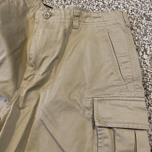 Lands End Shorts Mens 32 Regular Cargo Chino Tan Hiking Outdoor - Picture 6 of 12