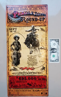 Rideau De Fenêtre Roundup Pendleton Rodéo, Décor Western, Thème Champêtre, Neuf