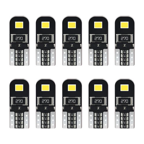 AUXITO T10 LED Matrícula Luz Interior Bombillas 6000K Blanco 168 W5W 194 10X Foto 2 de 4