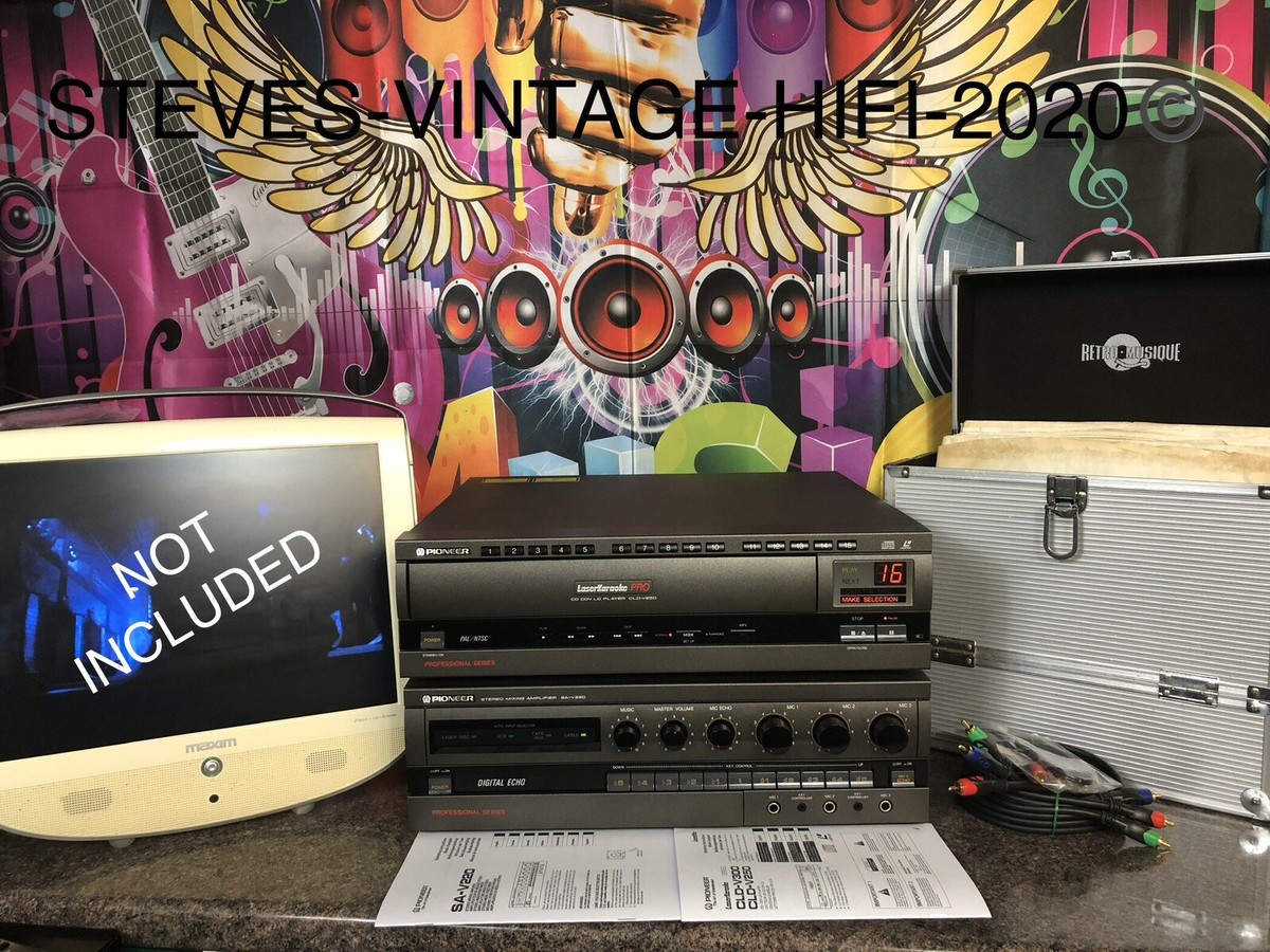 PIONEER CLD-V250 CD CDV LD PLAYER SA-V220 STEREO MIXING