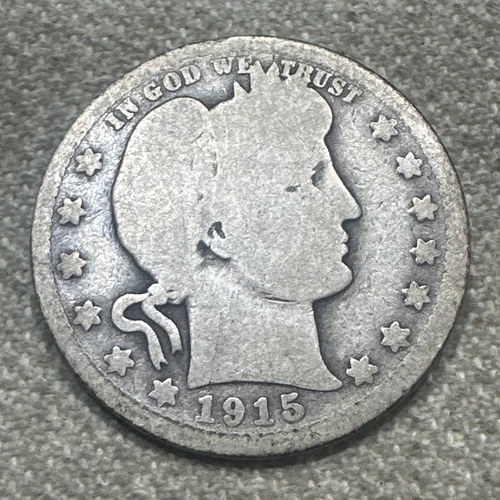 1915 S  Barber Quarter Key Date