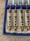 Flatware set with porcelain handles in 'Old Imari' pattern by Royal Crown Derby — photo 4