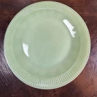 1 Vintage Fire King Jadeite 9" Dinner Plate Collectible Green Glass 50's Mcm