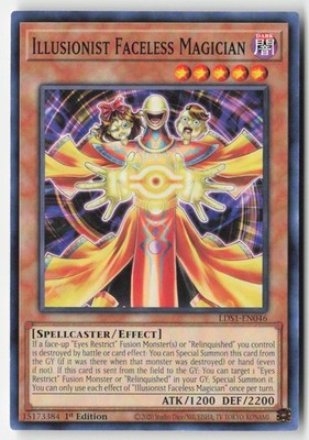 Yugioh - Illusionist Faceless Magician LDS1-EN046 1st Edition - Legendary Duelis