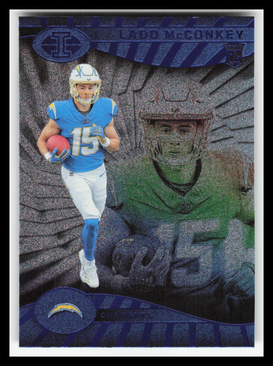 2024 Panini Illusions Trophy Collection Dots #51 Ladd McConkey