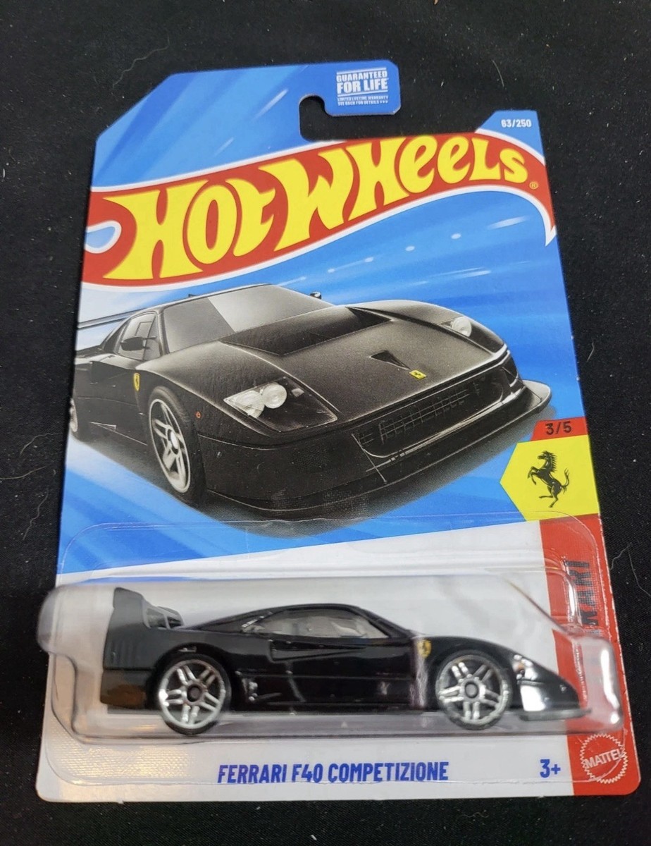 2026 HOT WHEELS FERRARI F40 COMPETIZIONE ( BLACK ) 63/250 Mainline