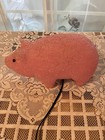Vintage Pink Pig Lamp Melted Popcorn Night Light  Plastic WORKS RARE — photo 10