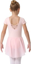 danswan Classic Short Sleeve Ballet 4-5T, S2- - Pink