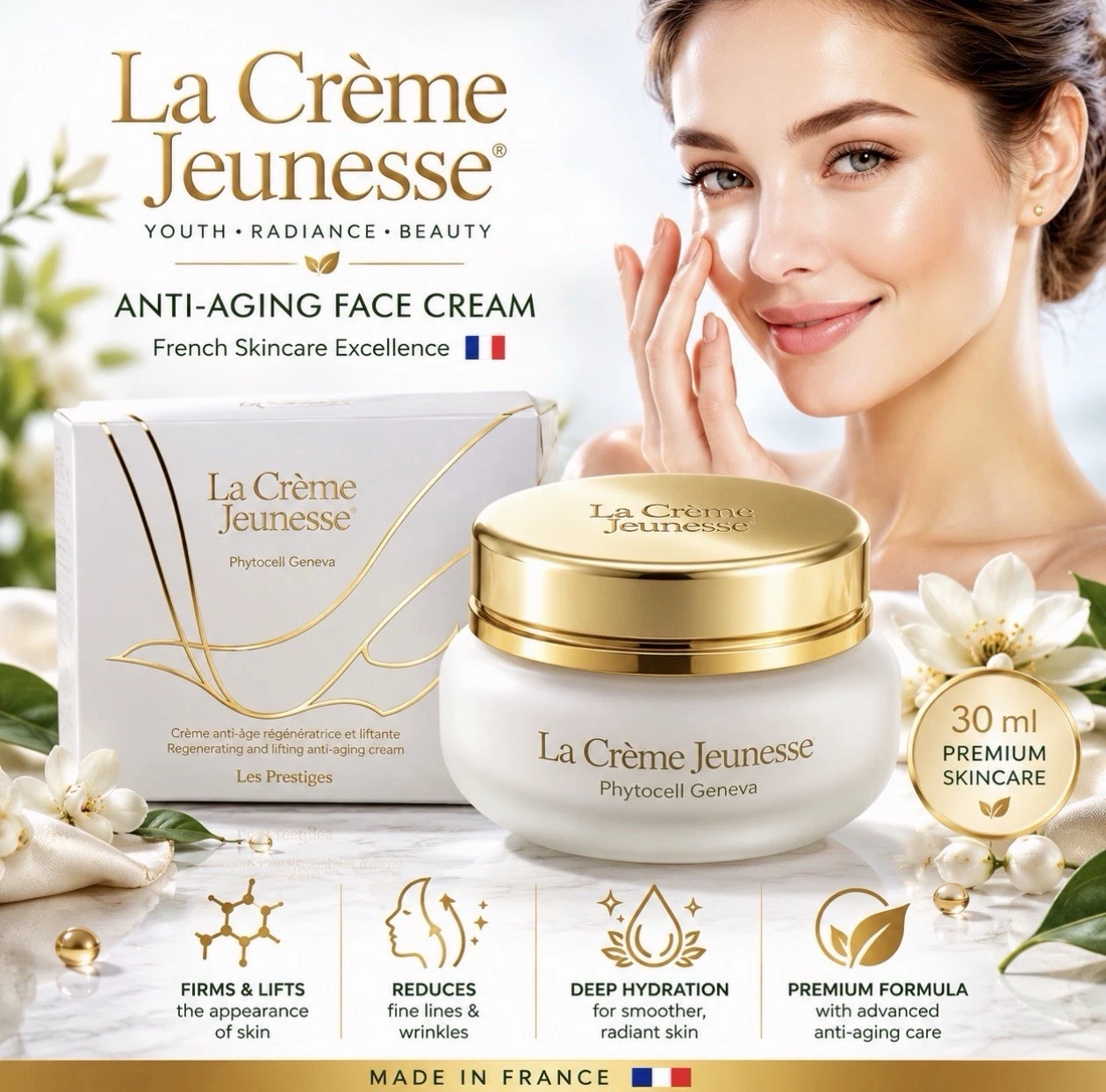 Gernetic La Creme Jeunesse Face Cream 30 ml Youth Anti Aging France
Opens in a new window or tab