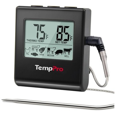 Wireless BBQ Thermometer with Stainless Steel Probe