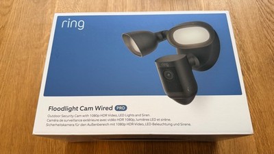 Ring Floodlight Cam Wired Pro Outdoor Überwachungskamera VERSIEGELT NEU
