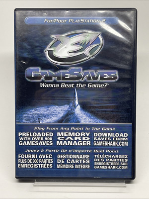 MADCATZ GameShark GameSaves PS2 PlayStation 2 Booklet Included