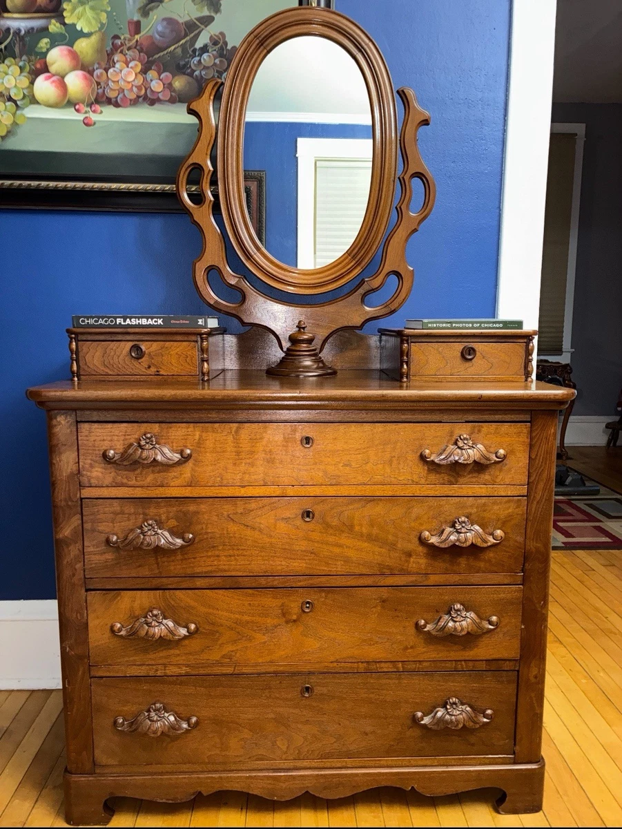 Oak Art Deco Antique Dressers & Chests of Drawers 1920-1949 Time Period  Manufactured Antique for sale | eBay