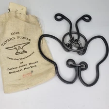 Tucker Jones House PAINTED LADY Iron Tavern Puzzle-1992 with Satan Stirrup Pouch