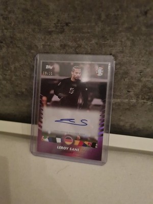 Topps I Am Jose Mourinho Euro 2024 Leroy Sane Auto /25