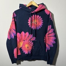 NOAH NYC The B-52s Floral Hoodie Sweatshirt AOP Mens Size Medium Embroidered