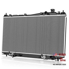 Radiator Compatible with Civic Aluminum Radiator 2001-2005 Honda Civic 1.7L